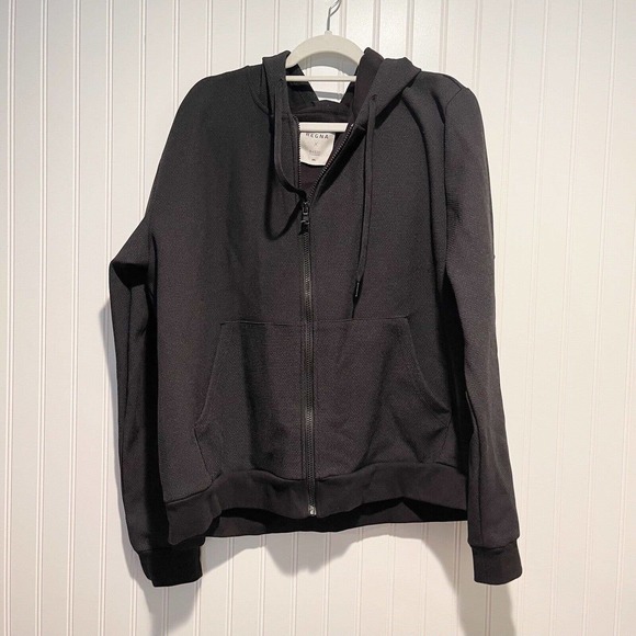 Regna Tops - Regna Active Black Zip Up Sweatshirt Womens 2XL